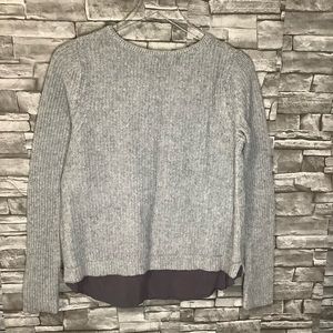 Joie Size M Gray Wool crew neck Sweater (699)